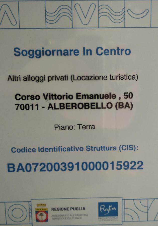 Apartamento Soggiornare In Centro Alberobello Exterior foto